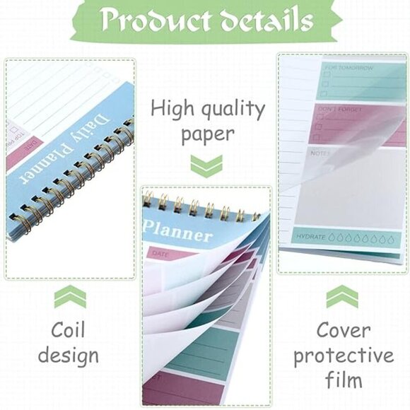 Daily Planner Notebook 3 Pack 30 sheets each. / BRAND NEW - Picture 3 of 6